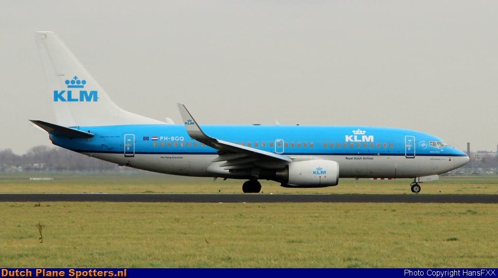 PH-BGQ Boeing 737-700 KLM Royal Dutch Airlines by HansFXX