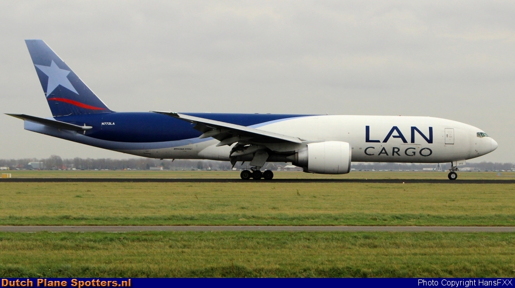 N772LA Boeing 777-F LAN Cargo by HansFXX