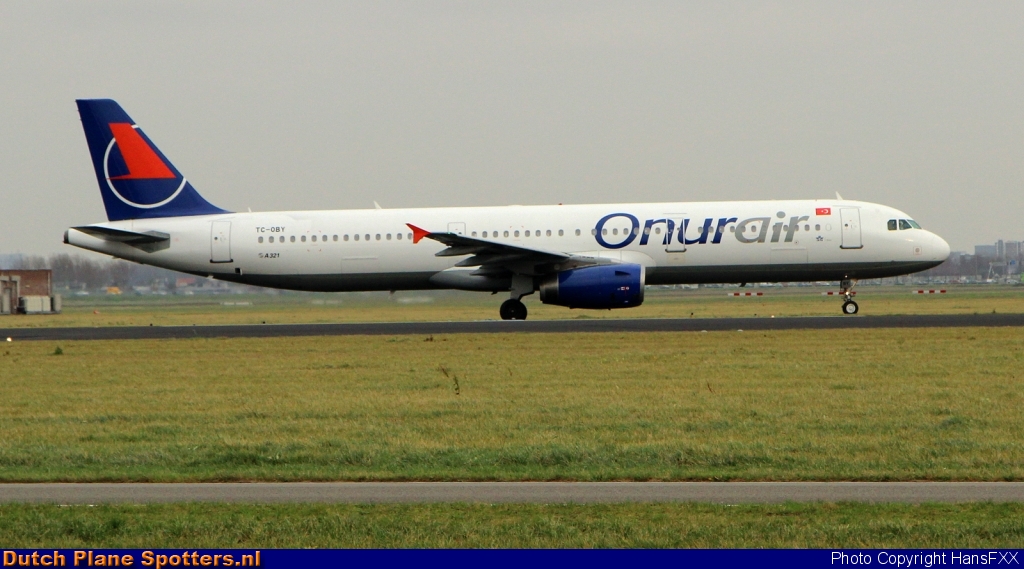 TC-OBY Airbus A321 Onur Air by HansFXX