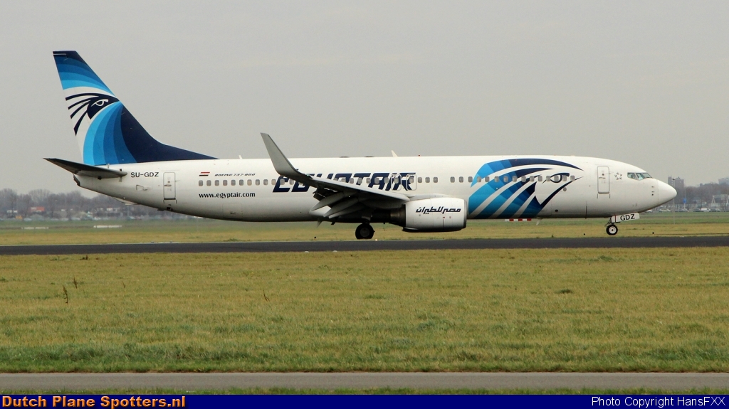 SU-GDZ Boeing 737-800 Egypt Air by HansFXX