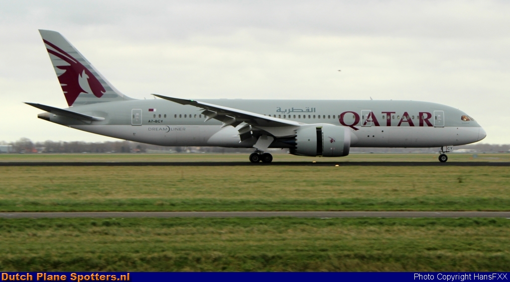A7-BCY Boeing 787-8 Dreamliner Qatar Airways by HansFXX
