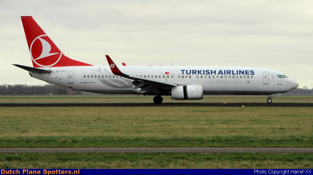 TC-JFY Boeing 737-800 Turkish Airlines by HansFXX
