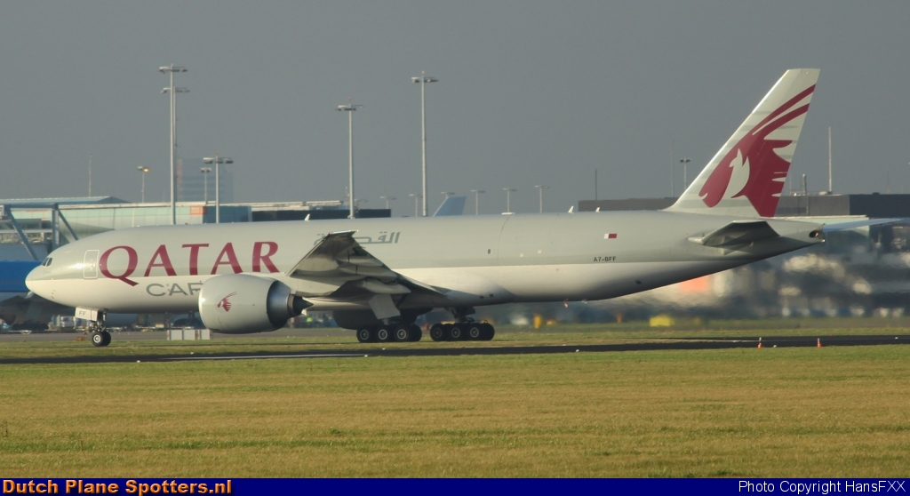 A7-BFF Boeing 777-F Qatar Airways Cargo by HansFXX