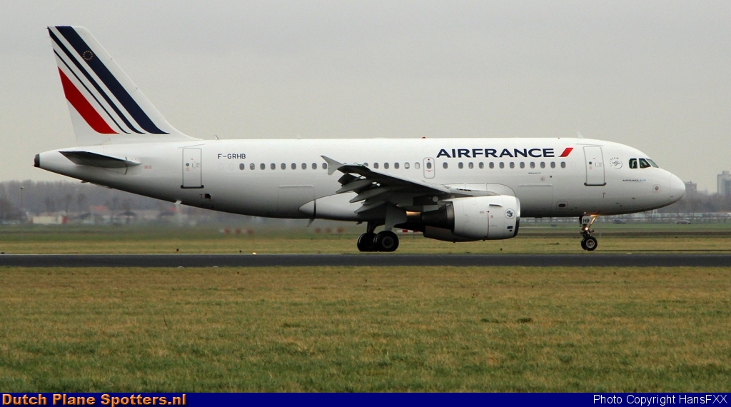 F-GRHB Airbus A319 Air France by HansFXX