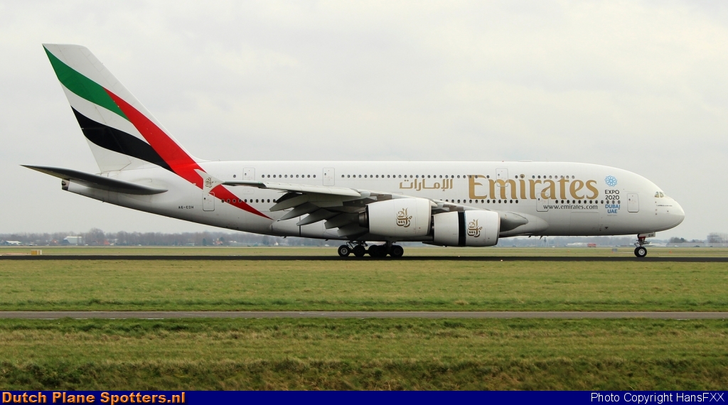 A6-EDH Airbus A380-800 Emirates by HansFXX