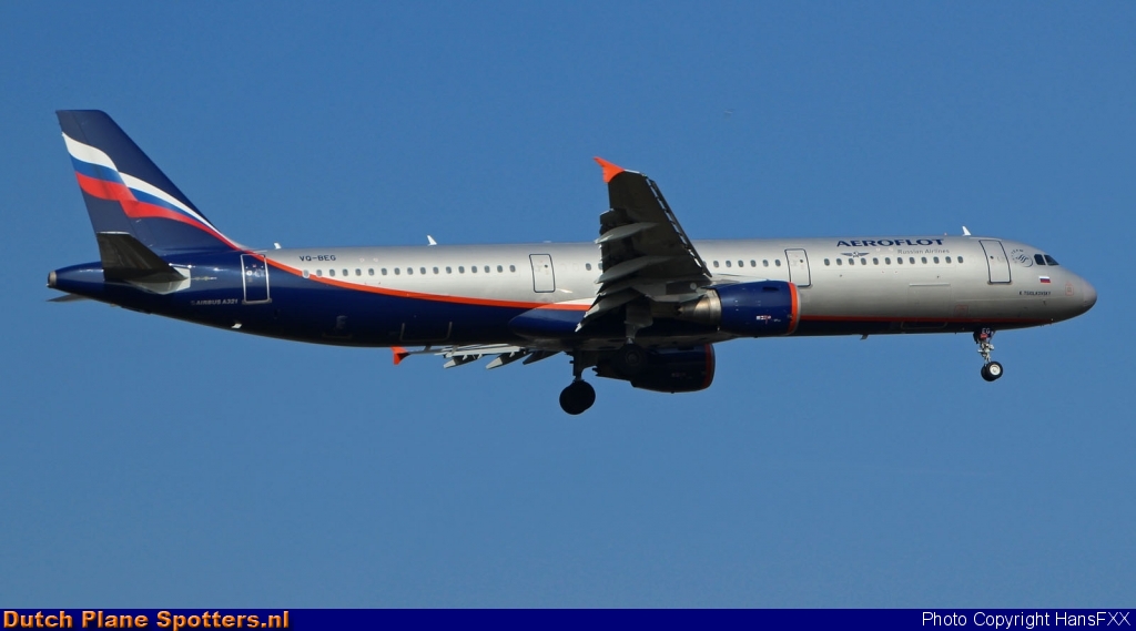 VQ-BEG Airbus A321 Aeroflot - Russian Airlines by HansFXX
