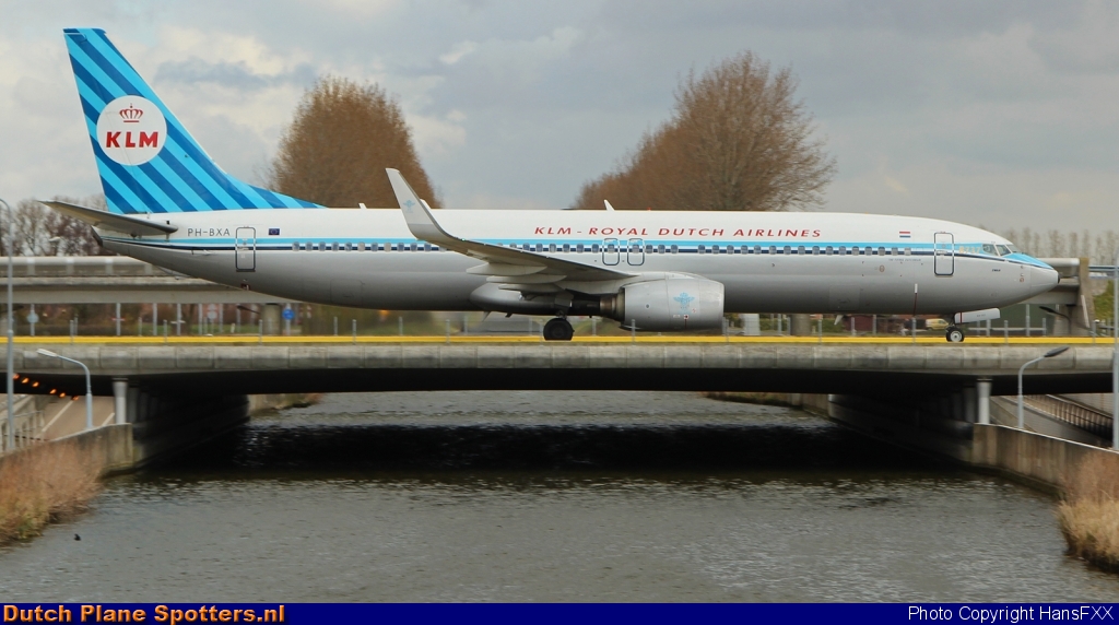 PH-BXA Boeing 737-800 KLM Royal Dutch Airlines by HansFXX