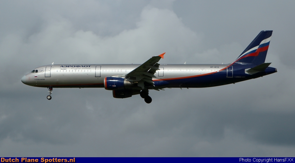VP-BTG Airbus A321 Aeroflot - Russian Airlines by HansFXX