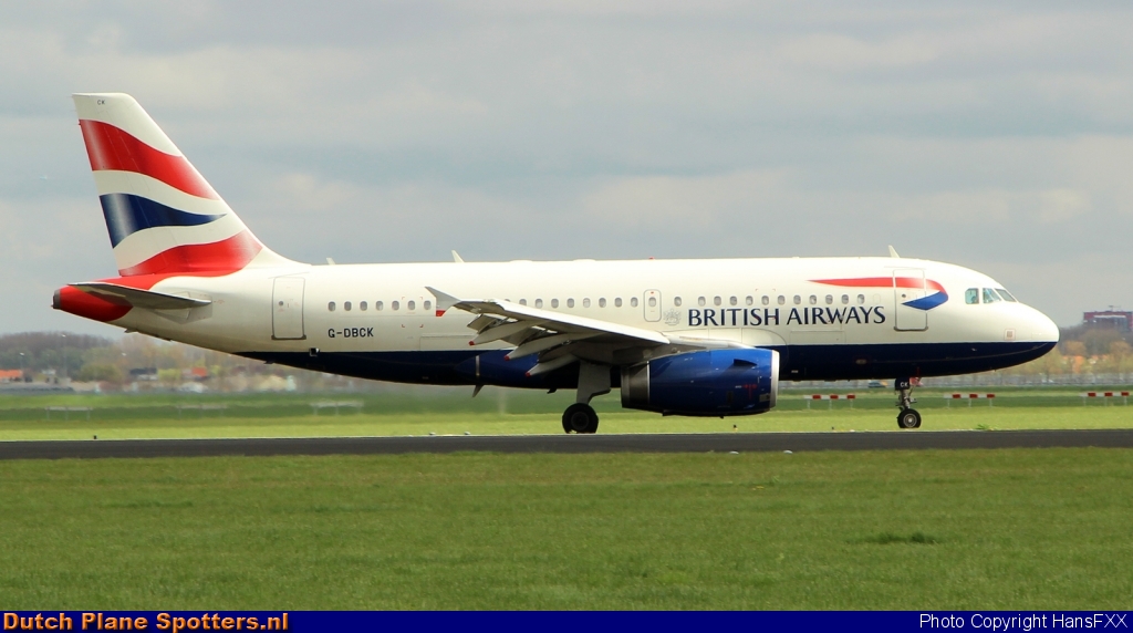 G-DBCK Airbus A319 British Airways by HansFXX