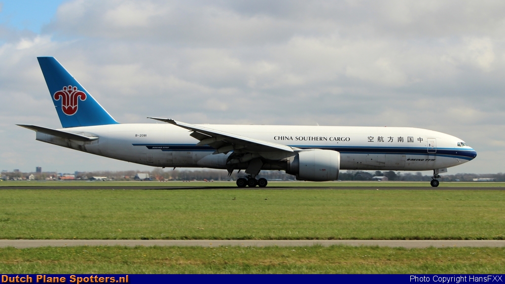 B-2081 Boeing 777-F China Southern Cargo by HansFXX