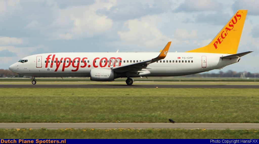 TC-CPP Boeing 737-800 Pegasus by HansFXX