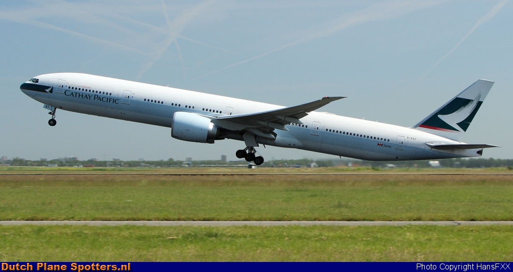 B-KQY Boeing 777-300 Cathay Pacific by HansFXX