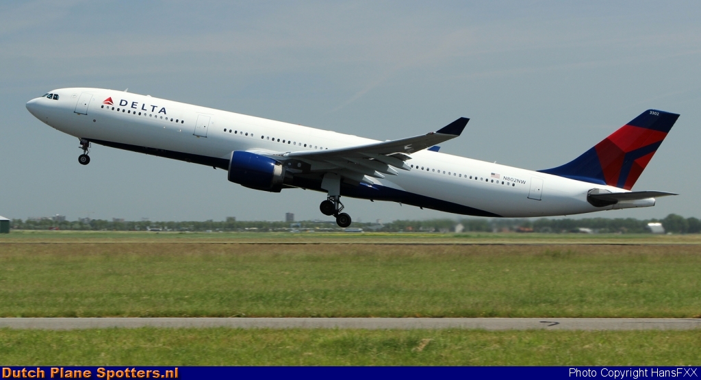 N802NW Airbus A330-300 Delta Airlines by HansFXX