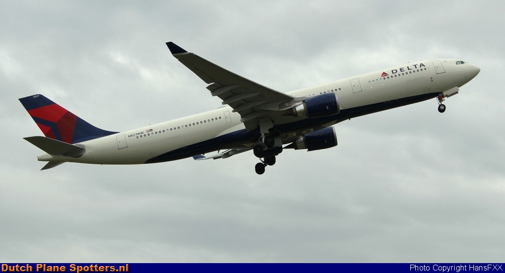 N827NW Airbus A330-300 Delta Airlines by HansFXX