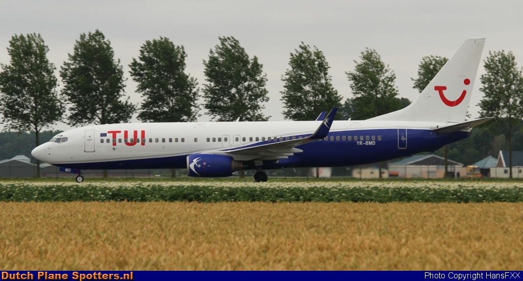 YR-BMD Boeing 737-800 Blue Air by HansFXX