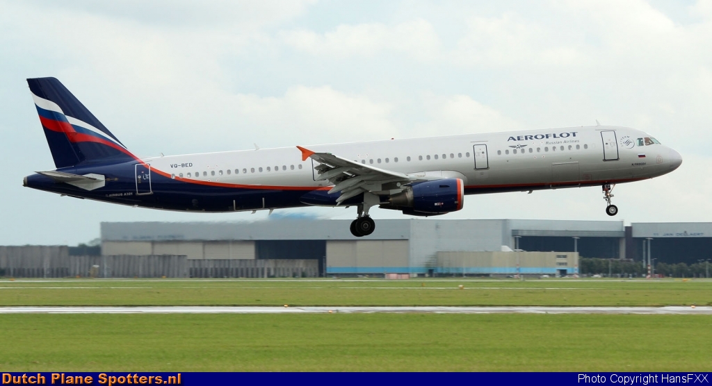 VQ-BED Airbus A321 Aeroflot - Russian Airlines by HansFXX