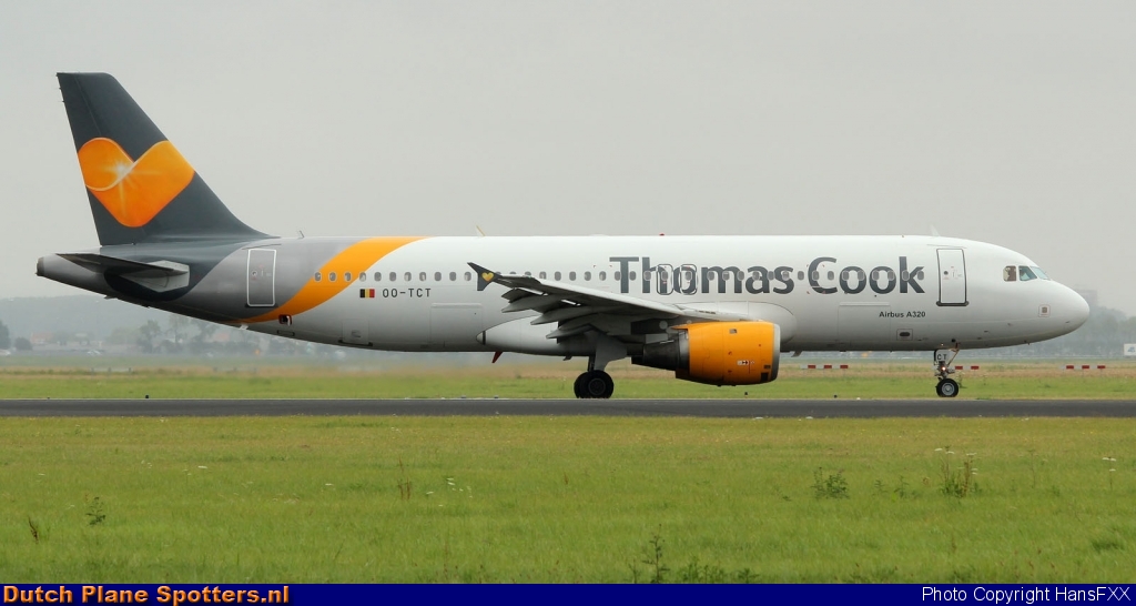 OO-TCT Airbus A320 Thomas Cook by HansFXX