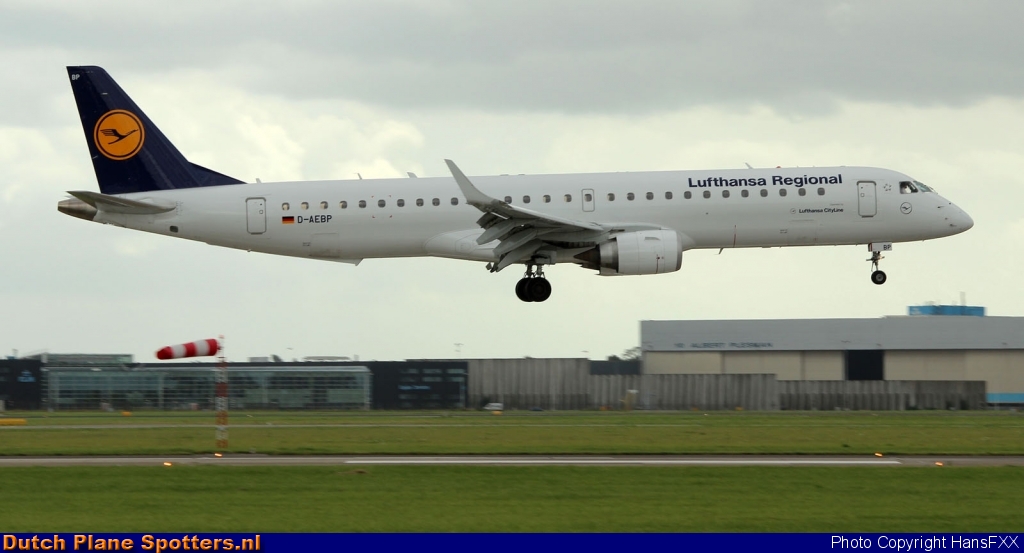 D-AEBP Embraer 195 CityLine (Lufthansa Regional) by HansFXX