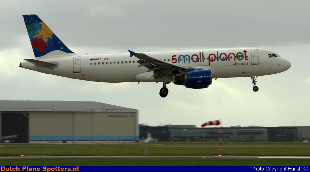 LY-SPF Airbus A320 Small Planet Airlines by HansFXX