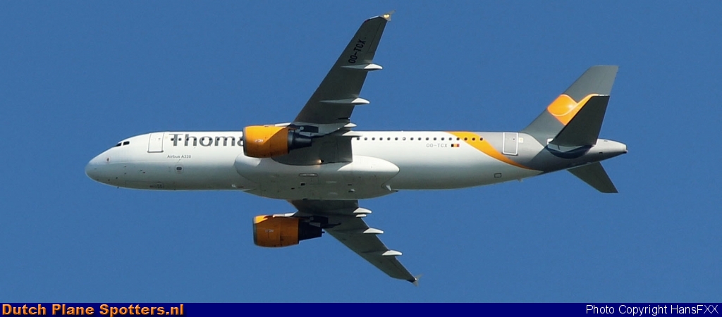 OO-TCX Airbus A320 Thomas Cook by HansFXX