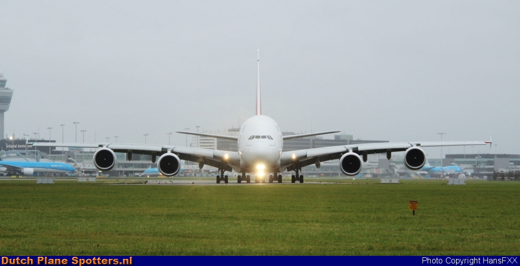 A6-EEW Airbus A380-800 Emirates by HansFXX