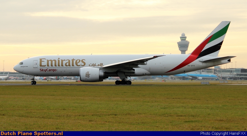 A6-EFO Boeing 777-F Emirates Sky Cargo by HansFXX