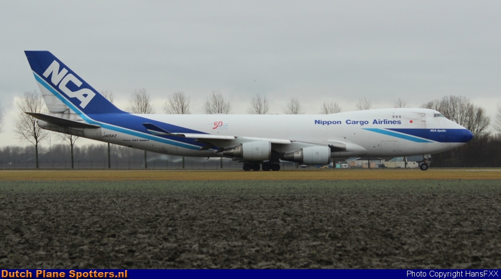JA05KZ Boeing 747-400 Nippon Cargo Airlines by HansFXX