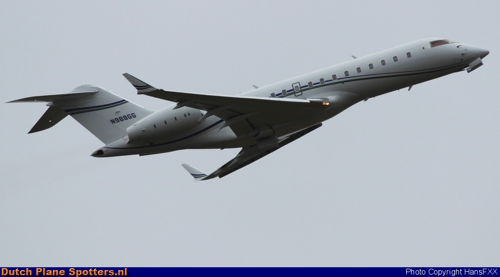 N988GG Bombardier BD-700 Global Express Amy's Kitchen Inc by HansFXX
