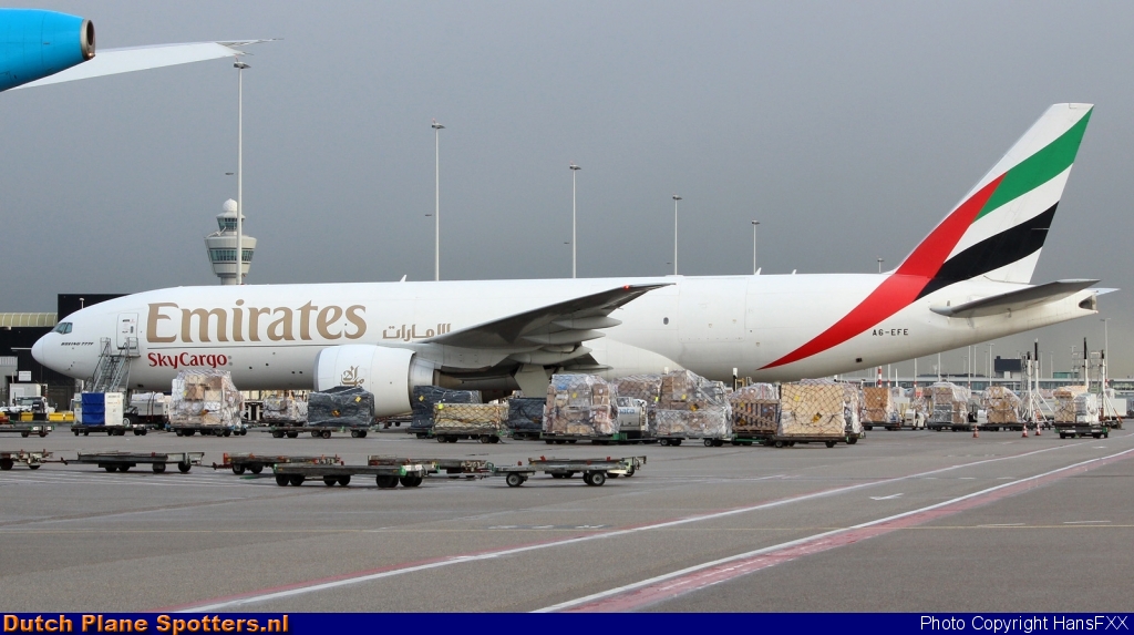 A6-EFE Boeing 777-F Emirates Sky Cargo by HansFXX
