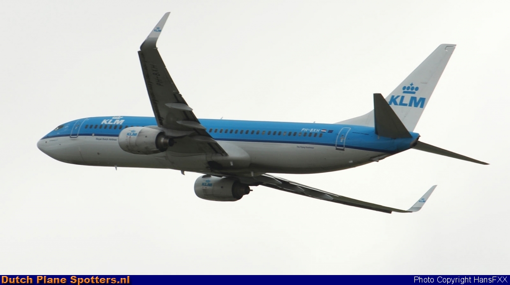 PH-BXH Boeing 737-800 KLM Royal Dutch Airlines by HansFXX