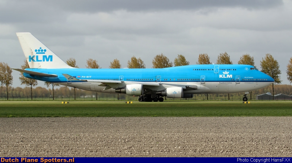 PH-BFF Boeing 747-400 KLM Asia by HansFXX