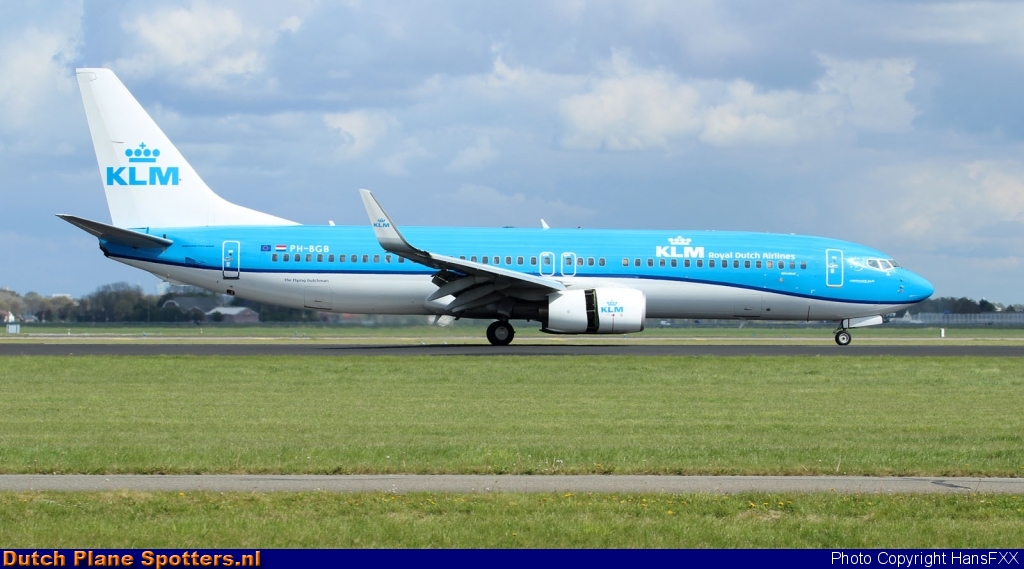 PH-BGB Boeing 737-800 KLM Royal Dutch Airlines by HansFXX