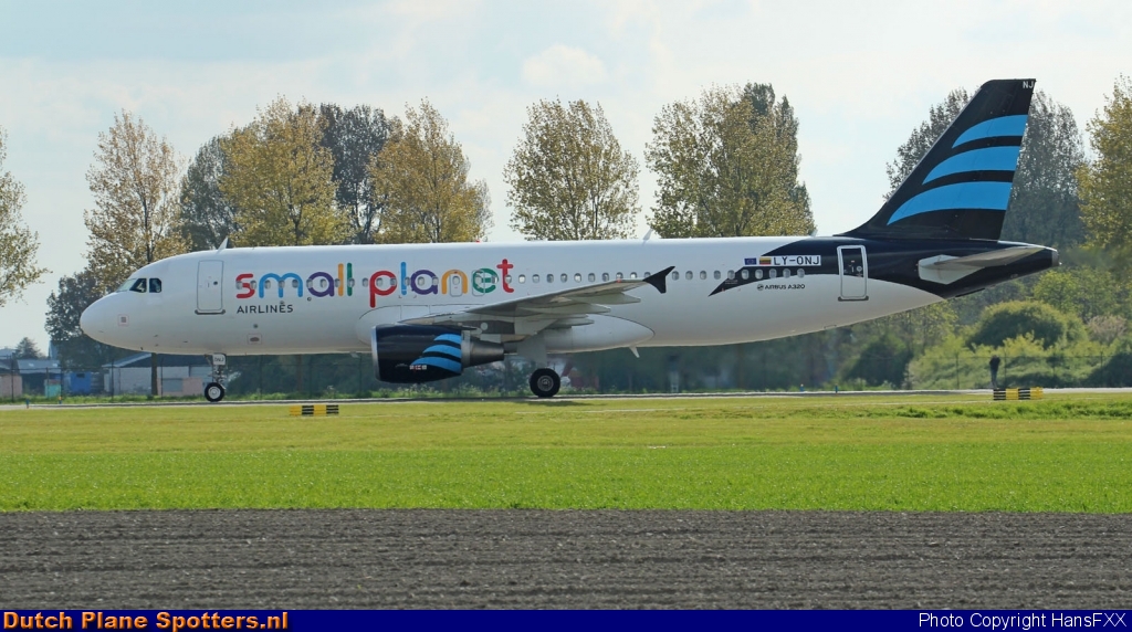 LY-ONJ Airbus A320 Small Planet Airlines by HansFXX