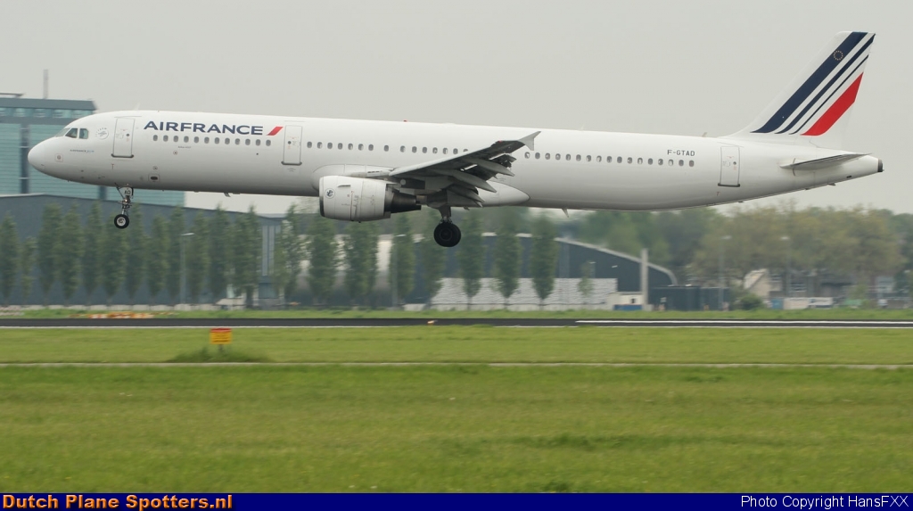 F-GTAD Airbus A321 Air France by HansFXX