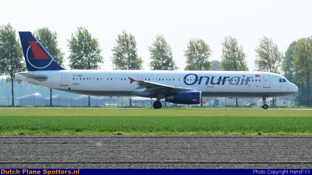 TC-OBZ Airbus A321 Onur Air by HansFXX