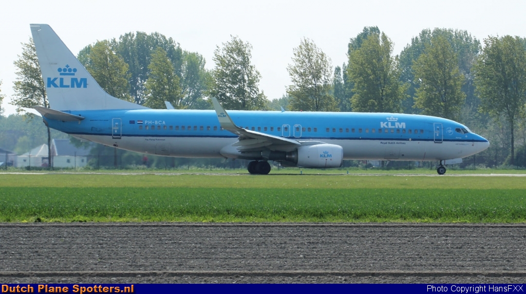 PH-BCA Boeing 737-800 KLM Royal Dutch Airlines by HansFXX