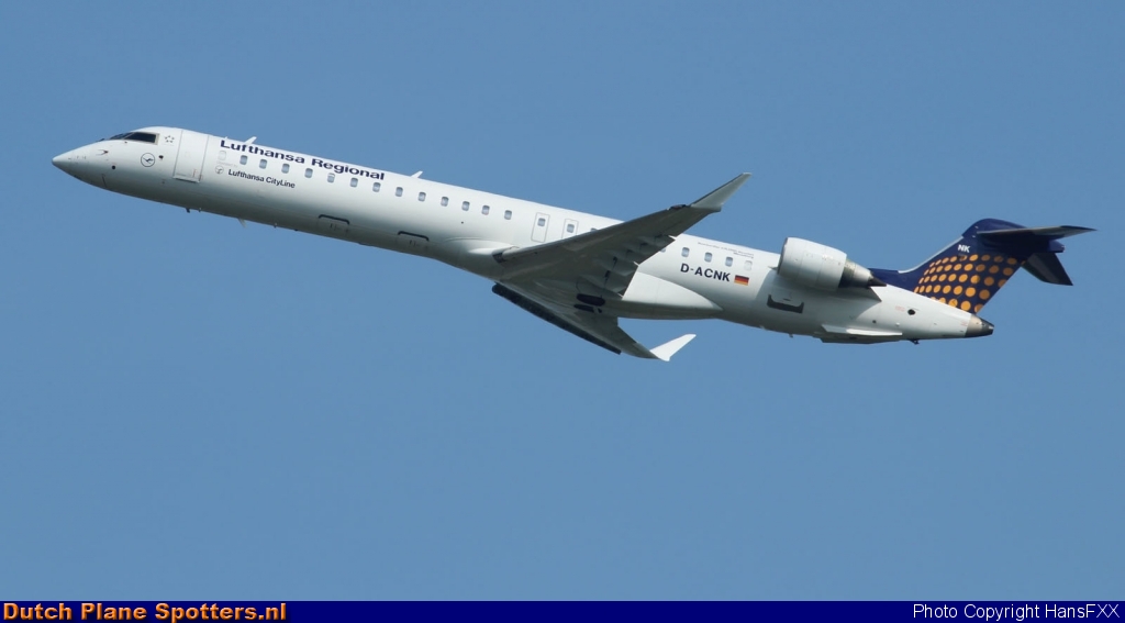 D-ACNK Bombardier Canadair CRJ900 CityLine (Lufthansa Regional) by HansFXX