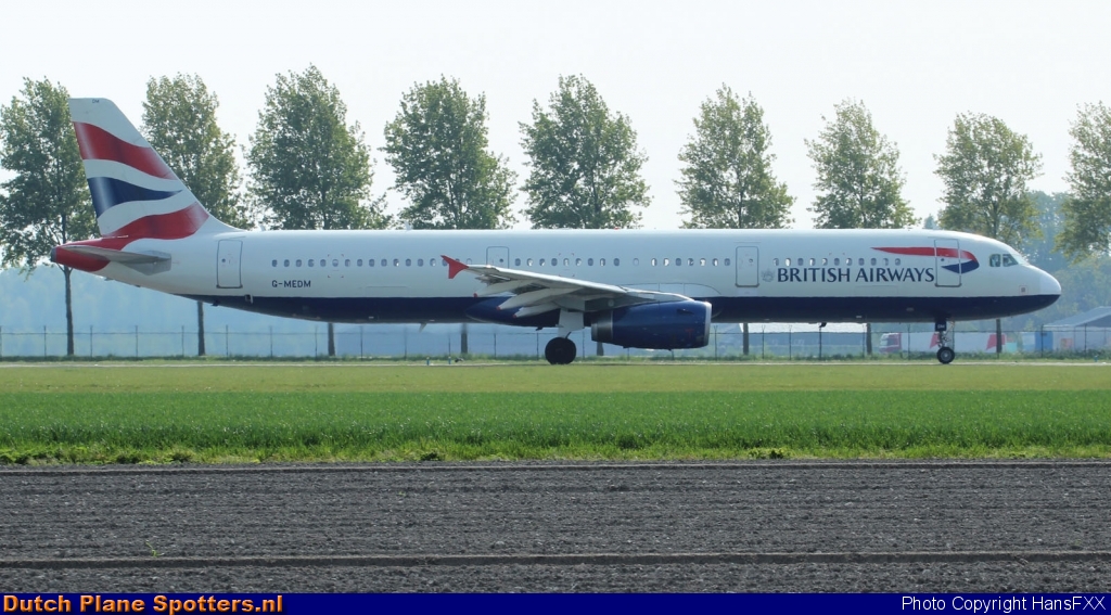 G-MEDM Airbus A321 British Airways by HansFXX