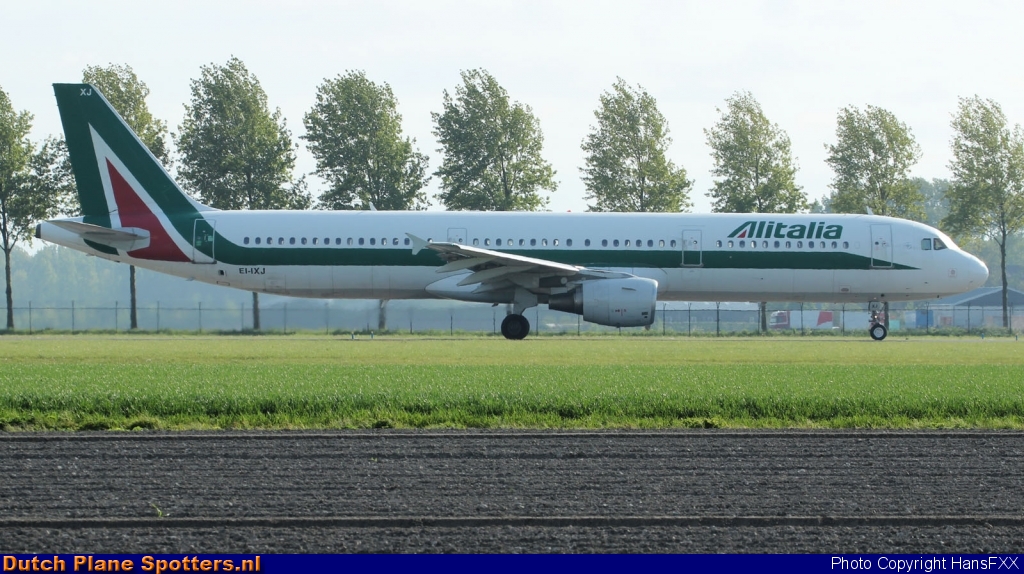 EI-IXJ Airbus A321 Alitalia by HansFXX