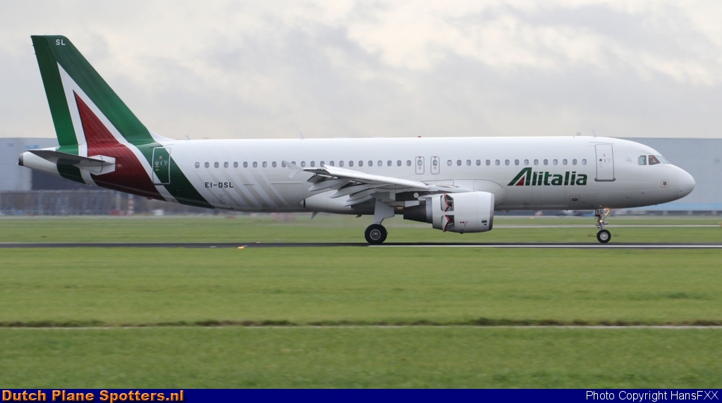 EI-DSL Airbus A320 Alitalia by HansFXX