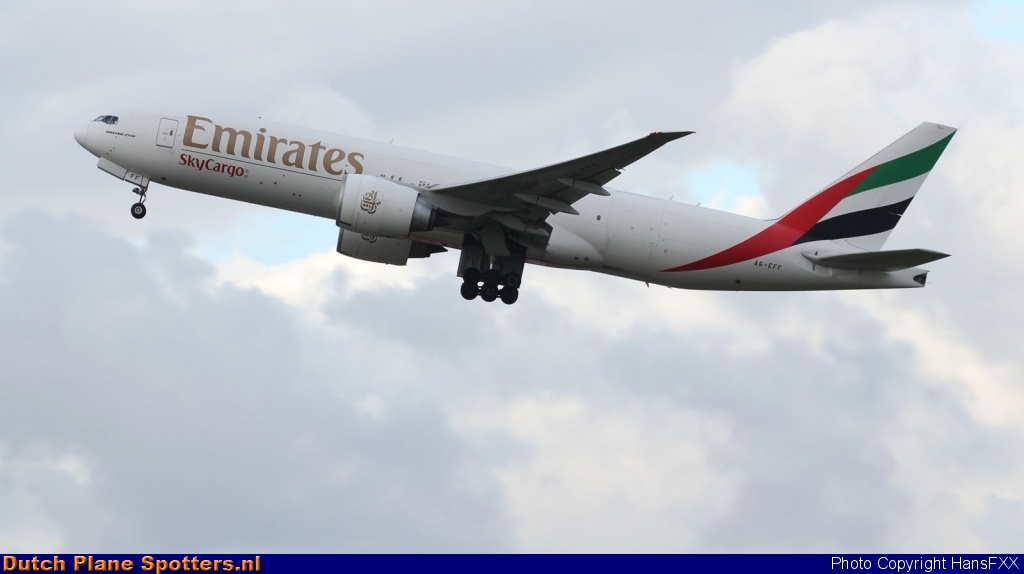 A6-EFF Boeing 777-F Emirates Sky Cargo by HansFXX