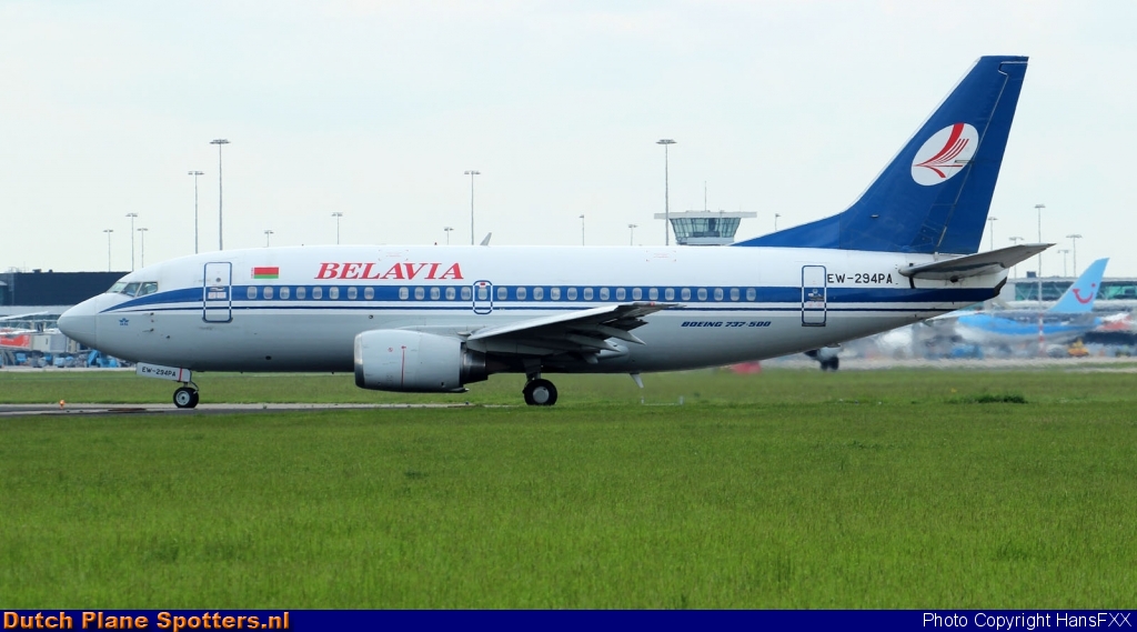 EW-294PA Boeing 737-500 Belavia Belarusian Airlines by HansFXX