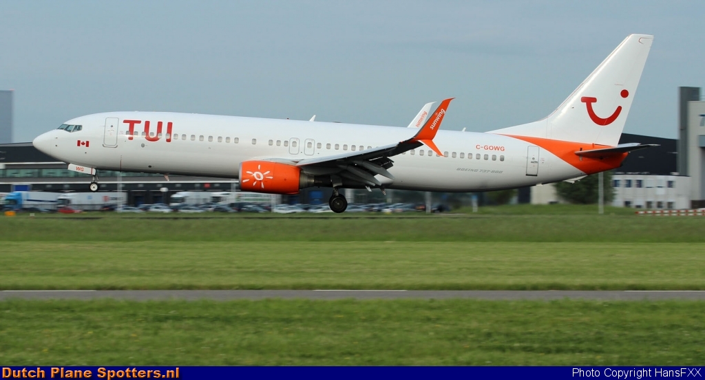 C-GOWG Boeing 737-800 Sunwing Airlines (TUI Airlines Netherlands) by HansFXX