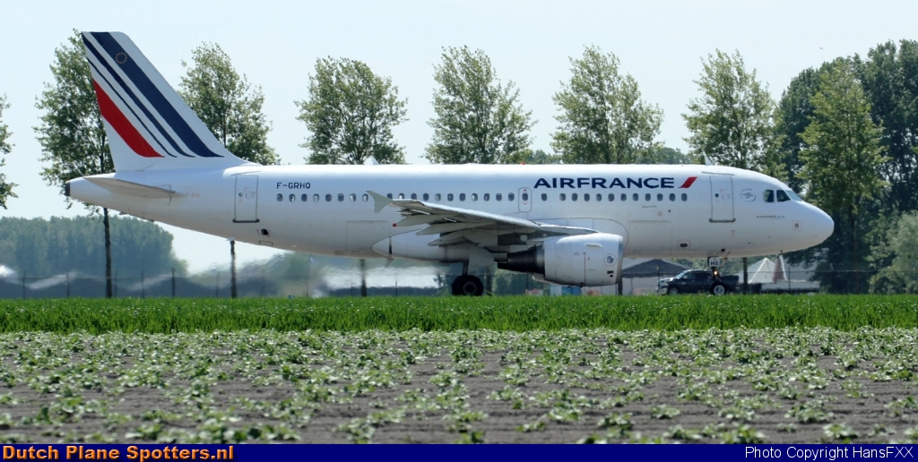 F-GRHQ Airbus A319 Air France by HansFXX