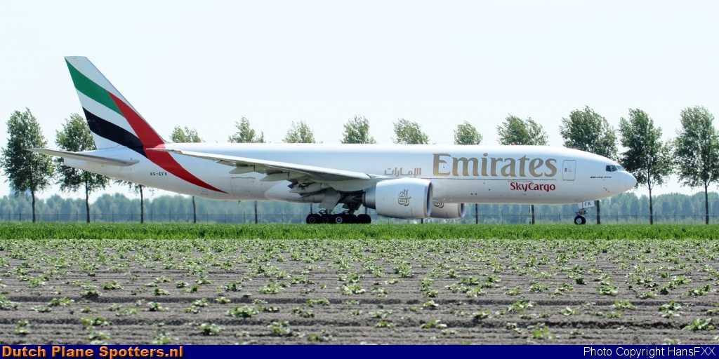 A6-EFK Boeing 777-F Emirates Sky Cargo by HansFXX