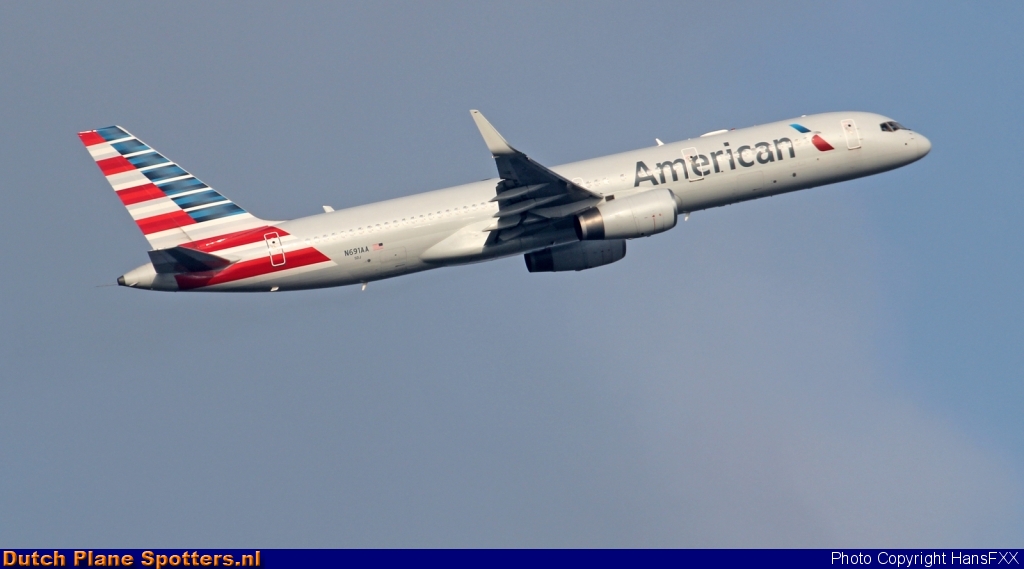 N691AA Boeing 757-200 American Airlines by HansFXX