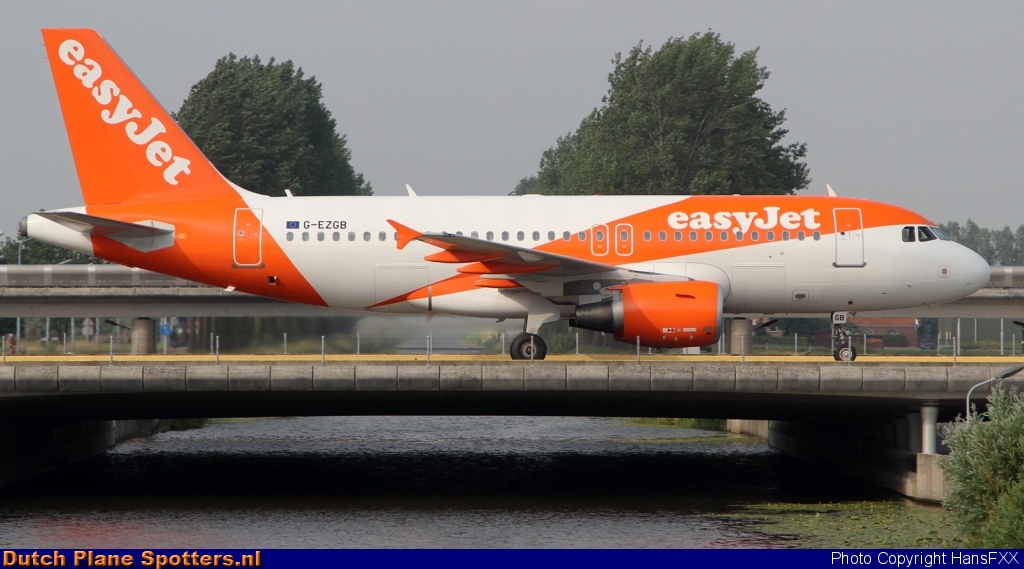 G-EZGB Airbus A319 easyJet by HansFXX