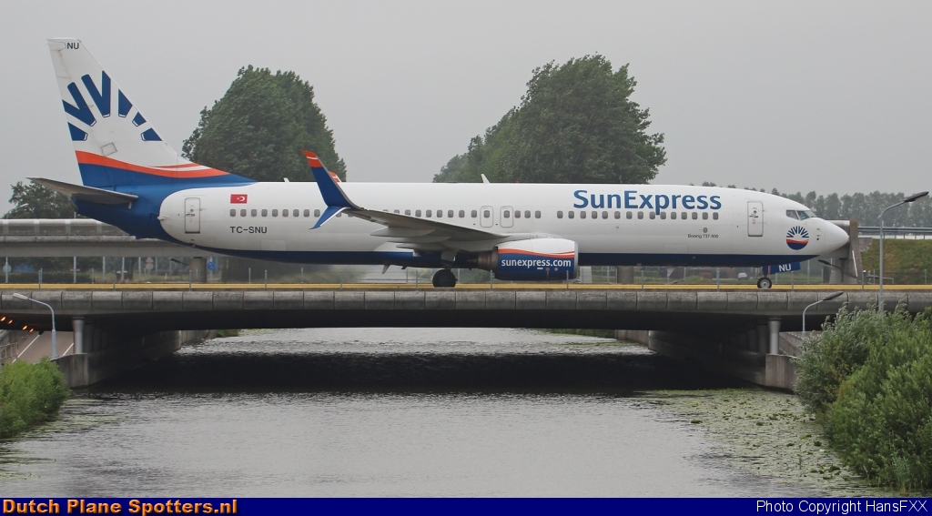 TC-SNU Boeing 737-800 SunExpress by HansFXX