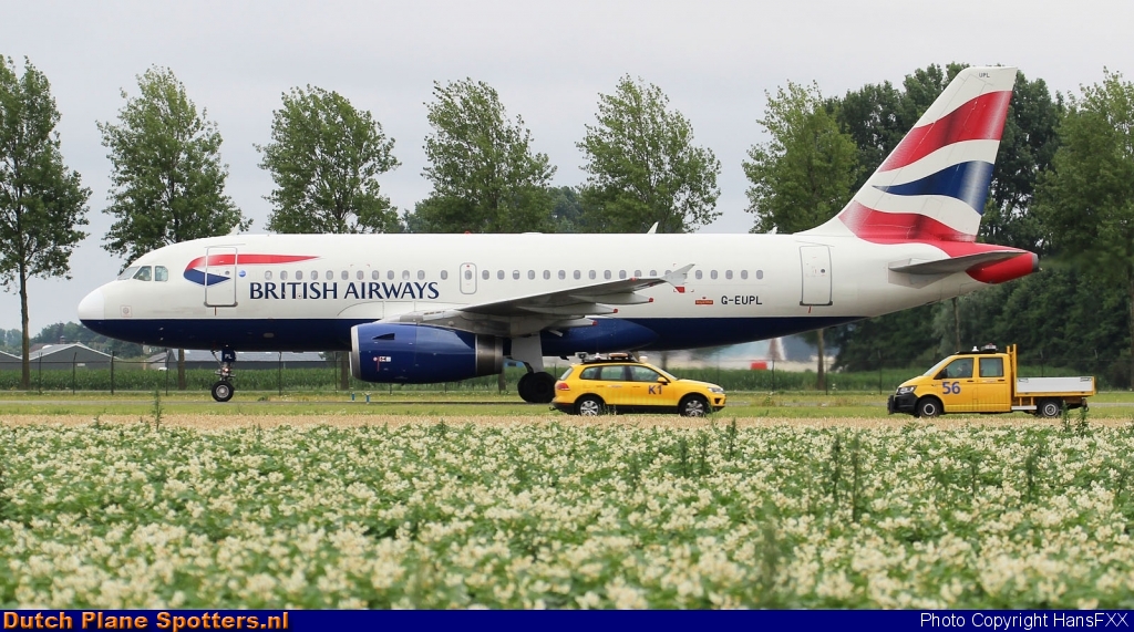 G-EUPL Airbus A319 British Airways by HansFXX