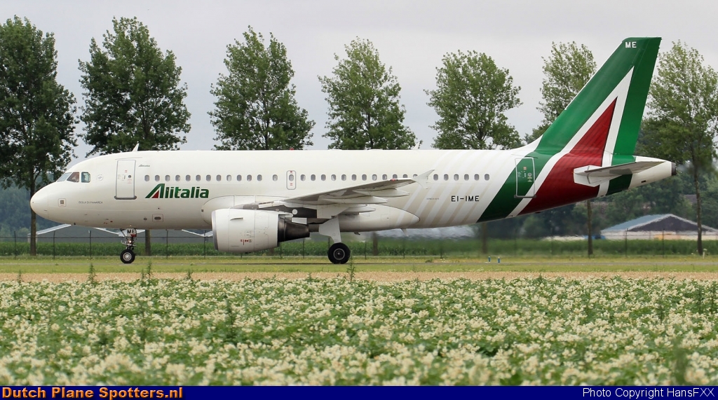 EI-IME Airbus A319 Alitalia by HansFXX